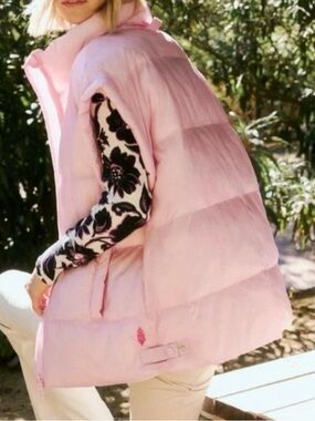 Free People Movement In a Bubble Pink Vest Medium